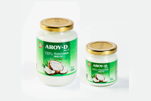 Масло кокосовое AROY-D, стекло